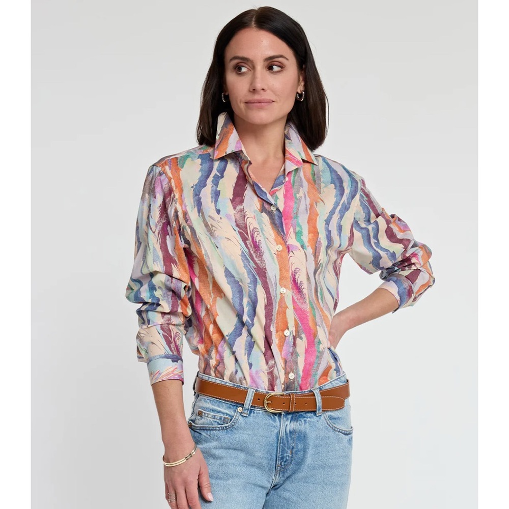 Halsey Brushstroke Sz L , see pics worn on tv, lightweight cotton comfort,style
